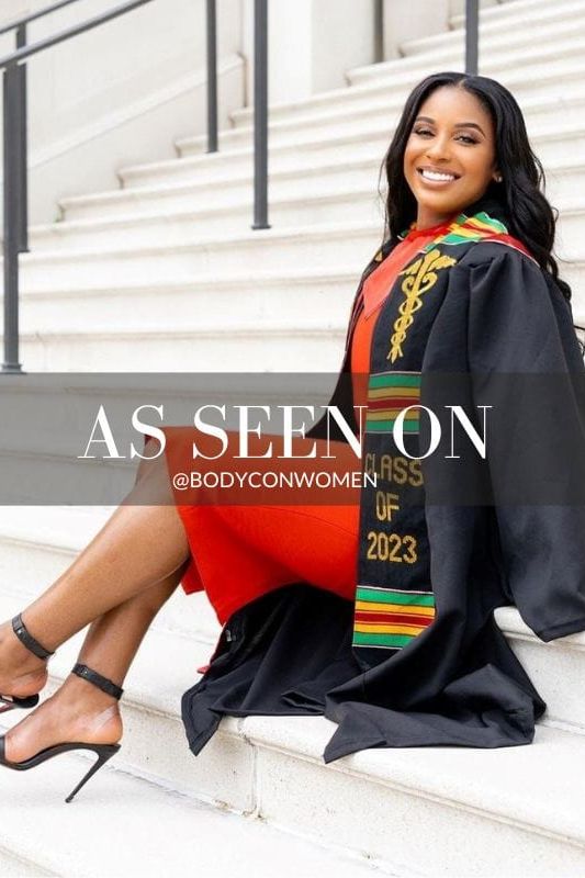 Woman wearing a figure flattering Grace Bandage Midi Dress - Dusty Pink Bodycon Collection