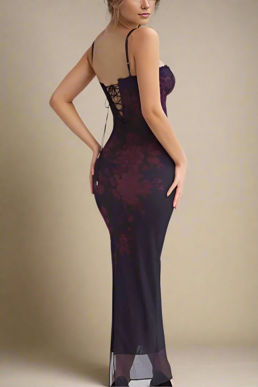 Woman wearing a figure flattering Harmony Bodycon Midi Dress - Classic Black BODYCON COLLECTION