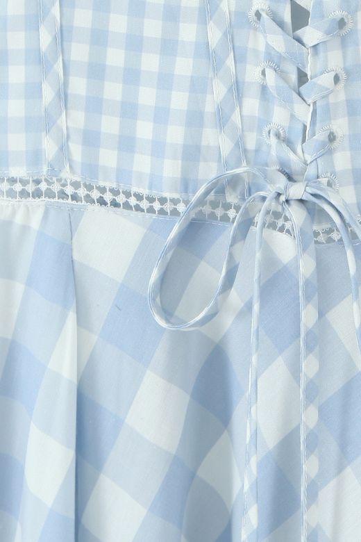 Woman wearing a figure flattering Holland Top and Midi Skirt Set - Sky Blue BODYCON COLLECTION Pty Ltd