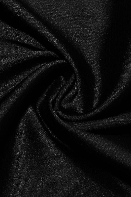 Woman wearing a figure flattering Hope Bodycon Wrap Maxi Dress - Classic Black BODYCON COLLECTION