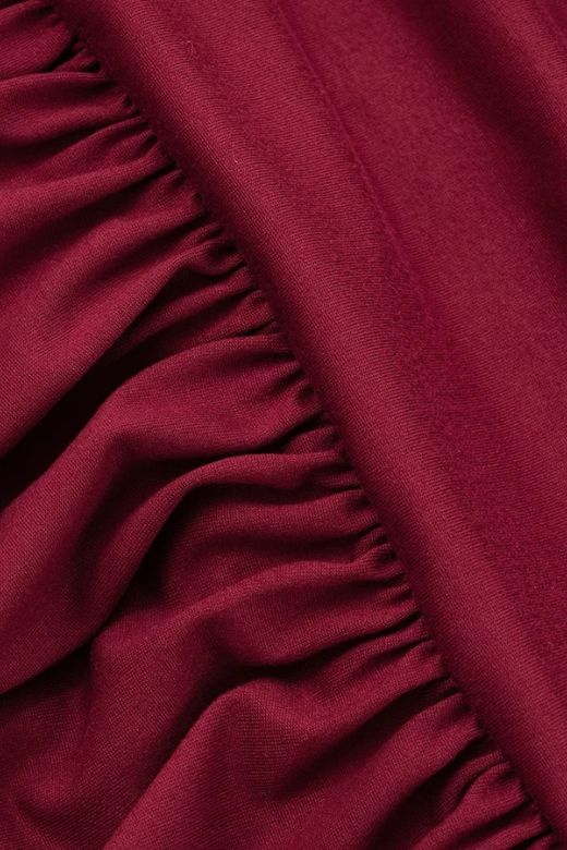 Woman wearing a figure flattering North Wrap Maxi Dress - Chocolate Brown BODYCON COLLECTION Pty Ltd