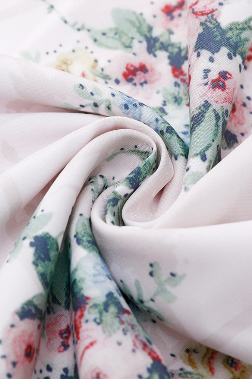 Woman wearing a figure flattering Tasmin Midi Dress - Beige Cream BODYCON COLLECTION