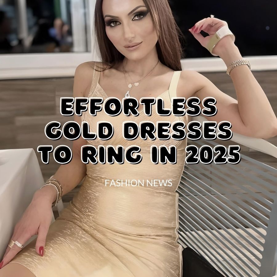 Effortless Elegance: Gold Dresses to Start the New Year in Style