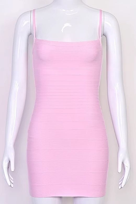 Scarlett Bandage Mini Dress - Red Wine