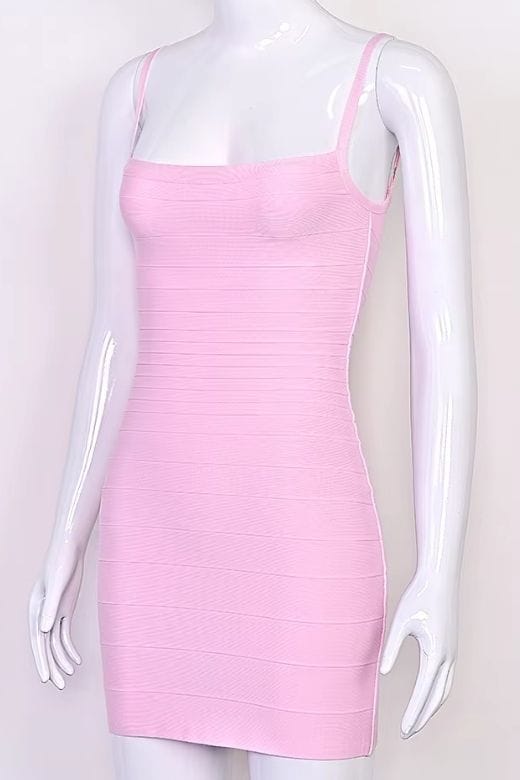 Scarlett Bandage Mini Dress - Red Wine