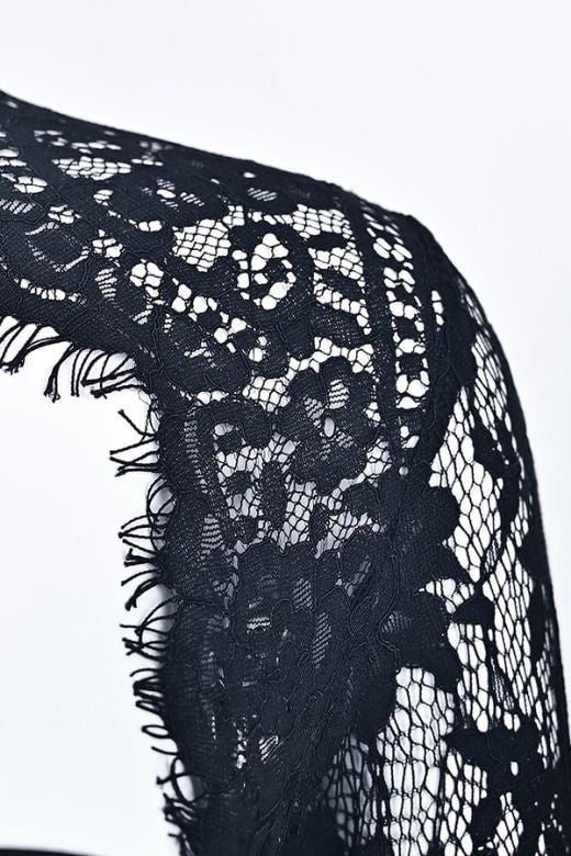 Woman wearing a figure flattering  Elia Long Sleeve Bandage Dress - Classic Black BODYCON COLLECTION Pty Ltd