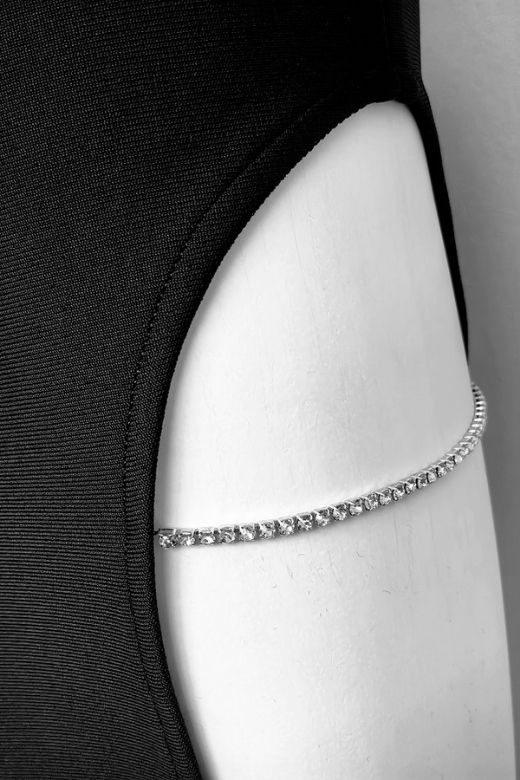 Woman wearing a figure flattering  Mia Bodycon Midi Dress - Classic Black BODYCON COLLECTION Pty Ltd