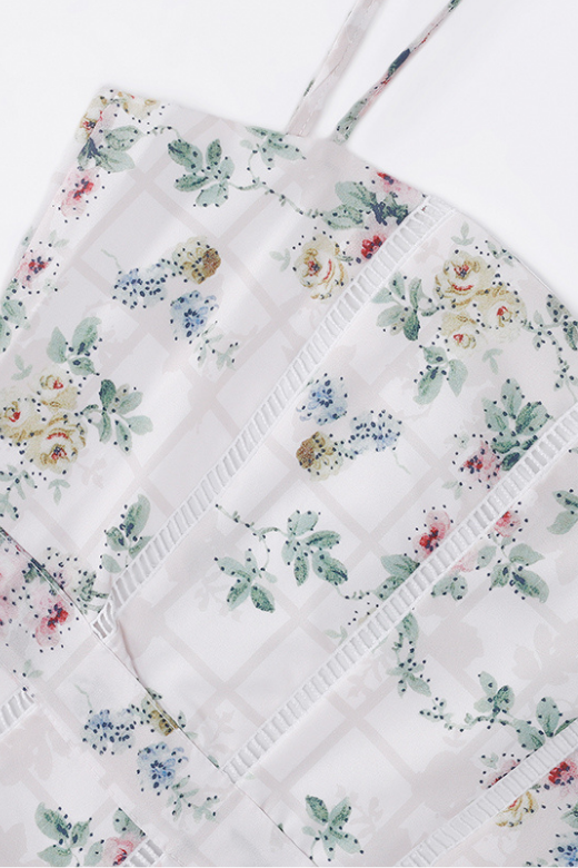 Woman wearing a figure flattering  Tasmin Midi Dress - Beige Cream BODYCON COLLECTION